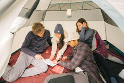 at the camping friend ship will build